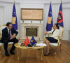 Vjosa Osmani sa turskim ambasadorom na Kosovu
