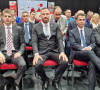 Ministar bez portfelja zadužen za dijasporu Đorđe Milićević i direktor Uprave za saradnju s dijasporom i Srbima u regionu Arno Gujon