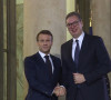 Predsednik Francuske Emanuel Makron i predsednik Srbije Aleksandar Vučić