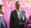 Aleksandar Vucic i Jakov Milatovic