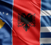 Zastave Kosova Albanije Grčke