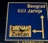 Natpisi na ćirilici na tablama na severu