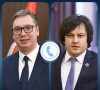 Aleksandar Vučić i Irakli Kobahidze