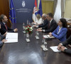 Ministar spoljnih poslova Srbije Marko Đurić i šef delegacije EU u Srbiji Emanuele Žiofre