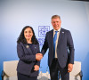 Vjosa Osmani i Bjarni Benediktson