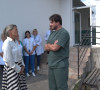 Prekovce Miladinov i doktor Ristić ispred ambulante