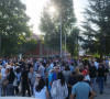 Zaposleni ispred PO Kosovska Mitrovica