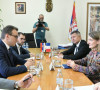 Petar Petković i direktor za ZB u Ministarstvu za Evropu i inostrane poslove Francuske Margerit Kosta de Boregar