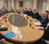 Aleksandar Vucic sa vojnim vrhom i vojnim službama