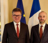Miroslav Lajcak sa Benjaminom Hadadom