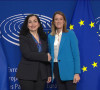 Vjosa Osmani i Roberta Metsola