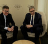 Vučić i Lajčak Davos