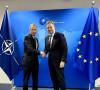 Specijalni izaslanik za dijalog Kosova i Srbije Peter Sorensen sa pomoćnikom generalnog sekretara Natoa za operacije Tomasom Gofusom