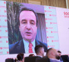 Aljnbin Kurti se obratio Socijalističkoj internacionali u Bukureštu 2024.