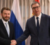 Aleksandar Vučić i Maksim Oreškin