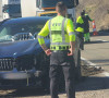Saobraćajna nezgoda kod Leška, na licu mesta ekipe Kosovske policije i vatrogasci