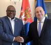 Dušan Kozarev sa šefom diplomatije Zambije
