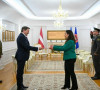 Osmani i ambasador Letonije