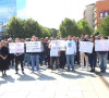 Protest u Prištini za oslobađanje bivšeg policajca koji se nalazi u pritvoru u Srbiji