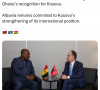 Begaj sa predsednikom Gane