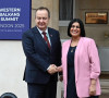 Ministar unutrašnjih poslova Srbije Ivica Dačić i državni sekretar za unutrašnje poslove Velike Britanije Šabana Mahmud