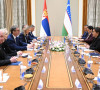 Predsednik Srbije Aleksandar Vučić sa predsedavajućom Senatom Uzbekistana Tanzilom Narbajevom