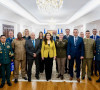 Osmani sa visokim vojnim zvaničnicima