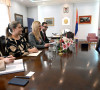 Državna sekretarka MSP Nevena Jovanović sa ambasadorom Albanije u Srbiji Bardiljom Čanajem