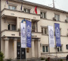 Zastava Albanije na zgradi opštine Bujanovac