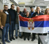 Petar Petković sa raseljanima u Kragujevcu