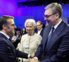 Vučić sa Makronom u Davosu