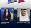 Vjosa Osmani sa emirom Katara
