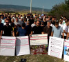 protest kod Orahovca zbog katoličke crkve