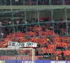 Navijači ALbanije transparent OVK