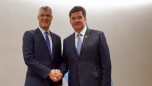 Hašim Tači i Miroslav Lajčak