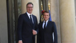 Aleksandar Vučić i Emanuel Makron