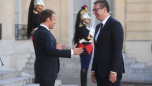 Aleksandar Vučić i Emanuel Makron 
