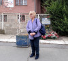 Rada Trajković na mestu ubistva Olivera Ivanovića