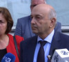 Isa Mustafa na biračkom mestu