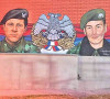 Mural heroja sa Košara Dragana Komarice i Ivice Serafimovića
