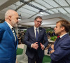 Rama, Vučić, Makron