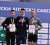 Nikola Mijailović sa osvojenim odličjem na prvenstvu Srbije u atletici