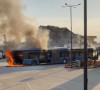 Gori autobus u Prištini