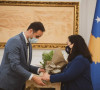 Gljauk Konjufca i Vjosa Osmani