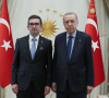 Agron Vrenezi i Redžep Tajip Erdogan