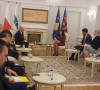 Vjosa Osmani i Zbignjev Rau