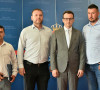 Petar Petković sa Srbima iz Velike Hoče