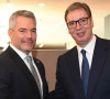 Karl Nehamer i Aleksandar Vučić