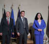 Olaf Šolc, Emanuel Makron i Vjosa Osmani