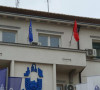 Albanska zastava na zgradi opštine Bujanovac